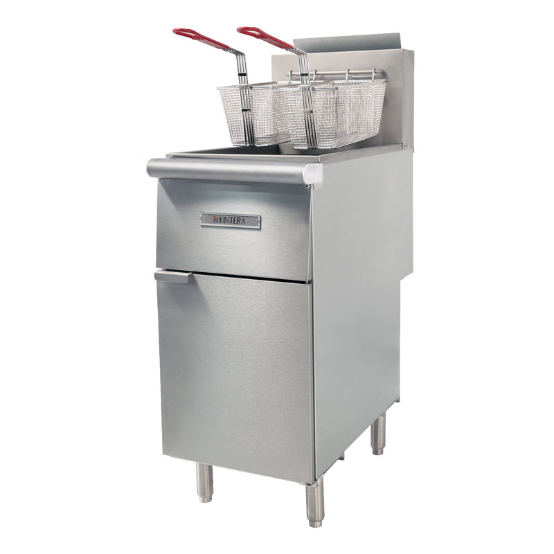 Kintera KF-4N / 919596 Tube Fryer, Natural Gas, 50 lb. cap.