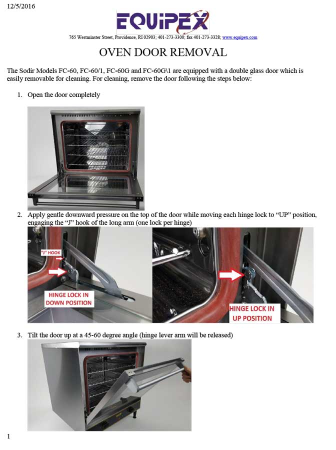 Equipex FC-60/1 Sodir Ariel Countertop Convection Oven, 1/2 Size