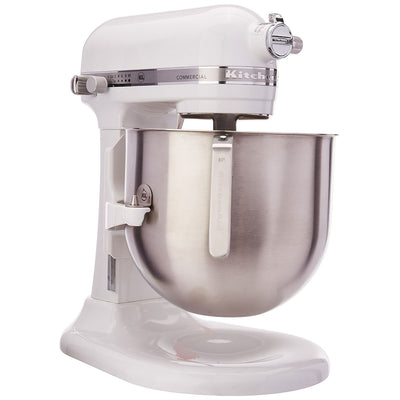 KitchenAid KSM8990WH Commercial Stand Mixer, White, 8 qt.