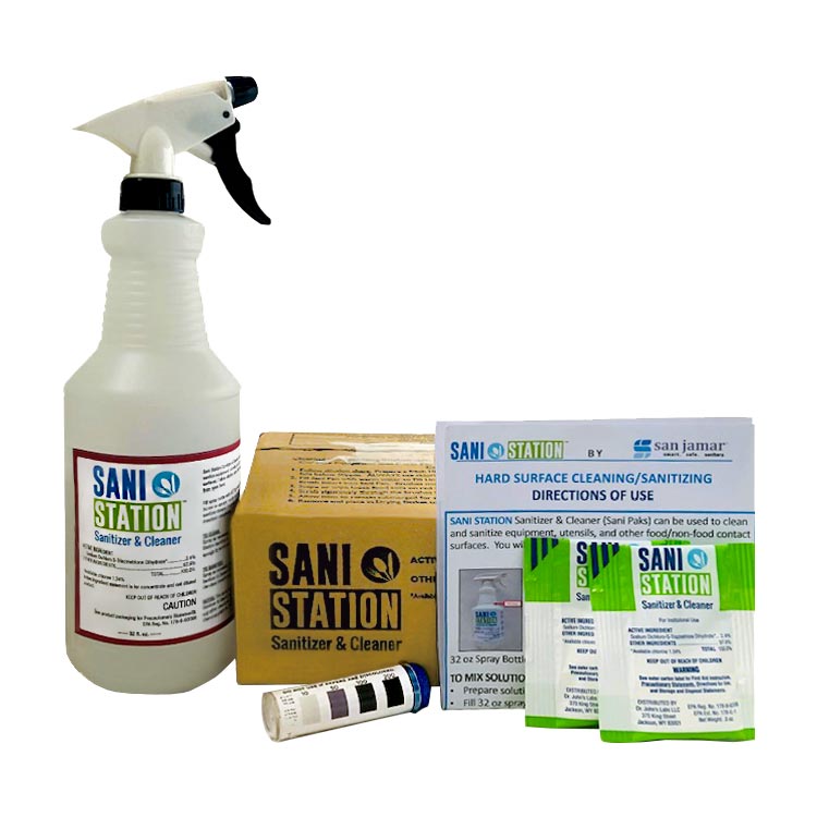 San Jamar 200105HSKIT Sani Station Hard Surface Cleaning Kit